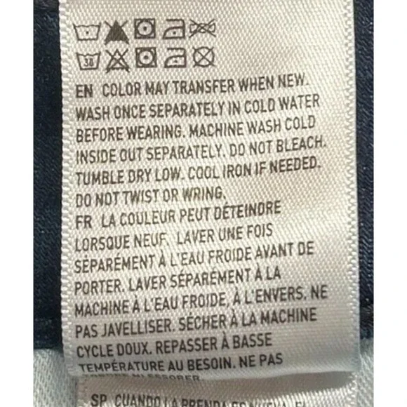 American Eagle Jeans Mens 34X36 Blue Actual 33X34 Flex Slim Straight Dark Wash - Picture 8 of 10